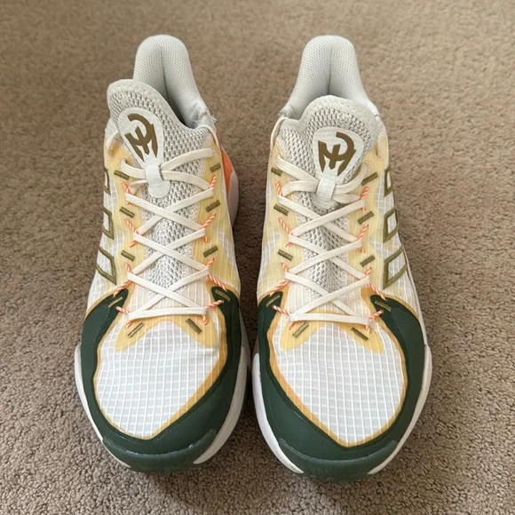 adidas gazelle silver green womens adidas Impact FLX 'White Team Solar Yellow' Sneaker main image 0